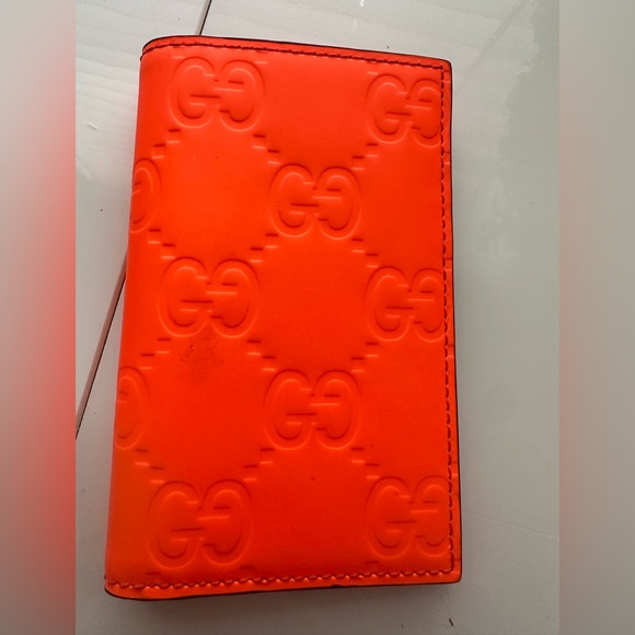 GUCCI GG RUBBER EFFECT EMBOSSED CARD CASE - Picture 10 of 10